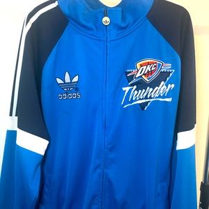 Adidas Oklahoma Thunder NBA track jacket size 2XL